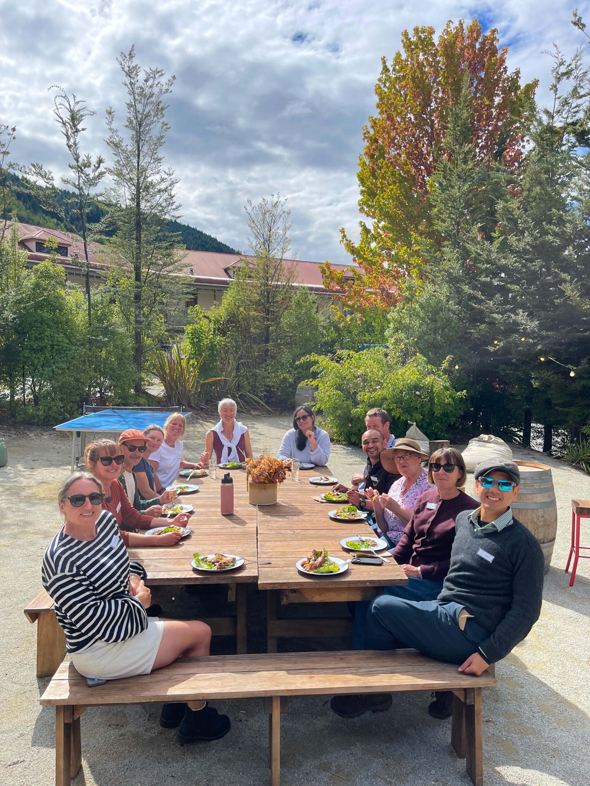 Sharing a Wood-Fired Lunch at Sherwood Queenstown